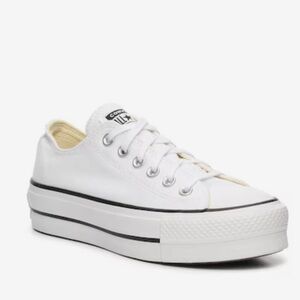 CONVERSE | WHITE LOW TOP PLATFORM